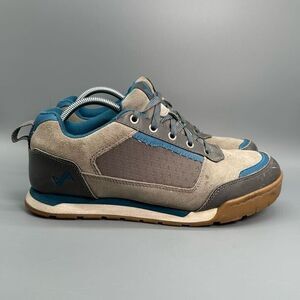 Forsake Mack Men's 10 Gray Blue Athletic Shoes Lace Up Low Top Running Sneakers